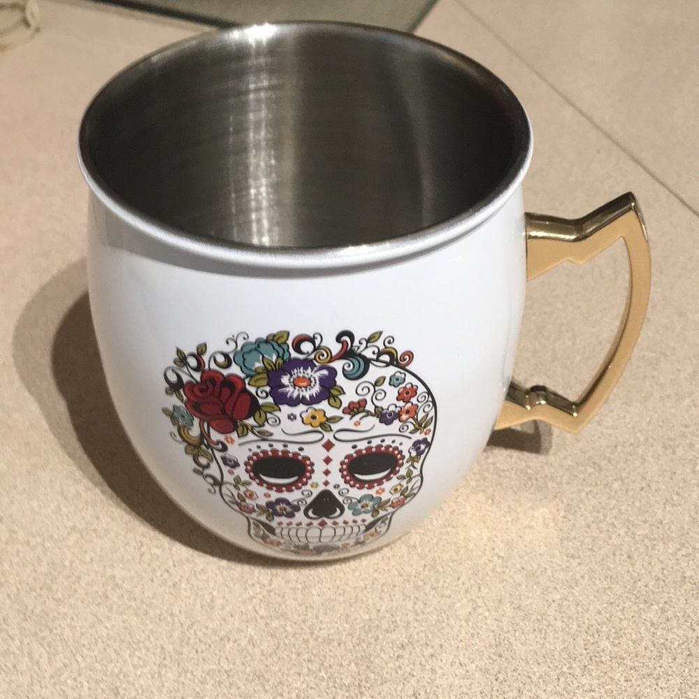 Día de los muertos calavera skull mug
